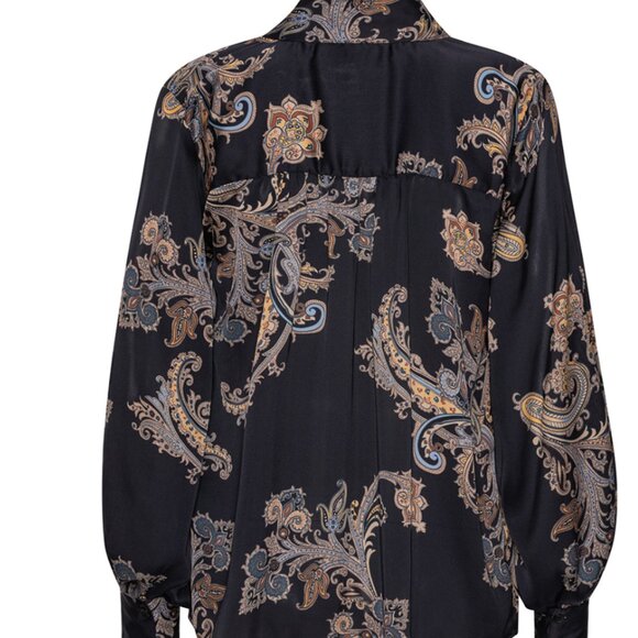 *** NWT *** Noelle Shirt - Paisley Blue! - Picture 2 of 2